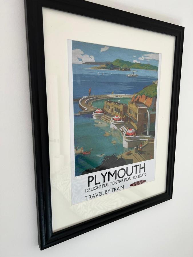 Lovely 1 Bed Flat *Free Parking* Hoe/Barbican Plymouth Esterno foto